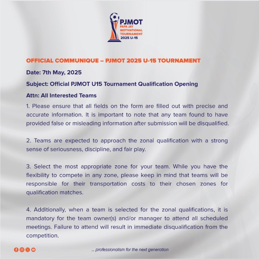 PJMoT 2025 U15 Registration OPENED