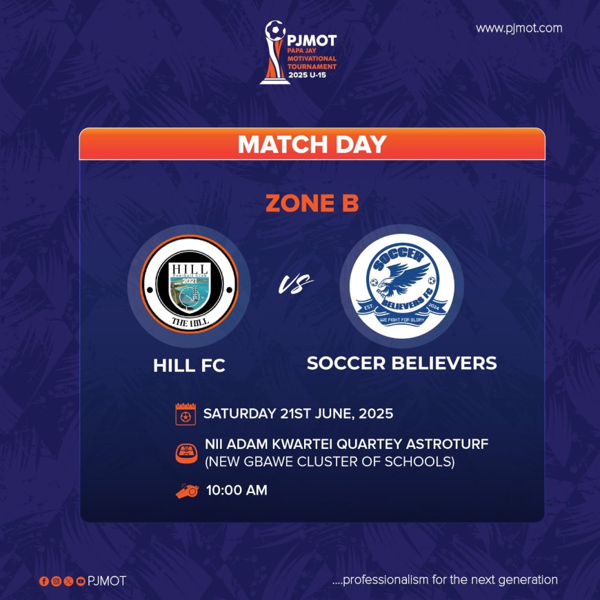 PJMoT 2025 U15 Qualifiers | Match Day 1 - Zone B