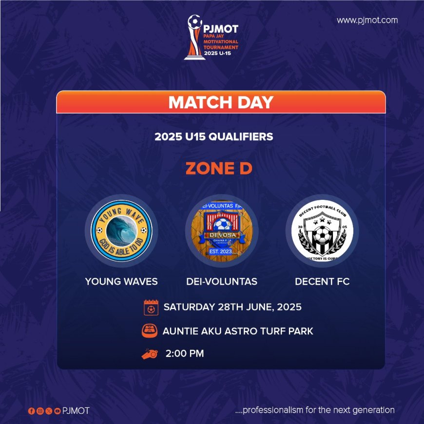 PJMoT 2025 U15 Qualifiers | Match Day 2 - Zone D