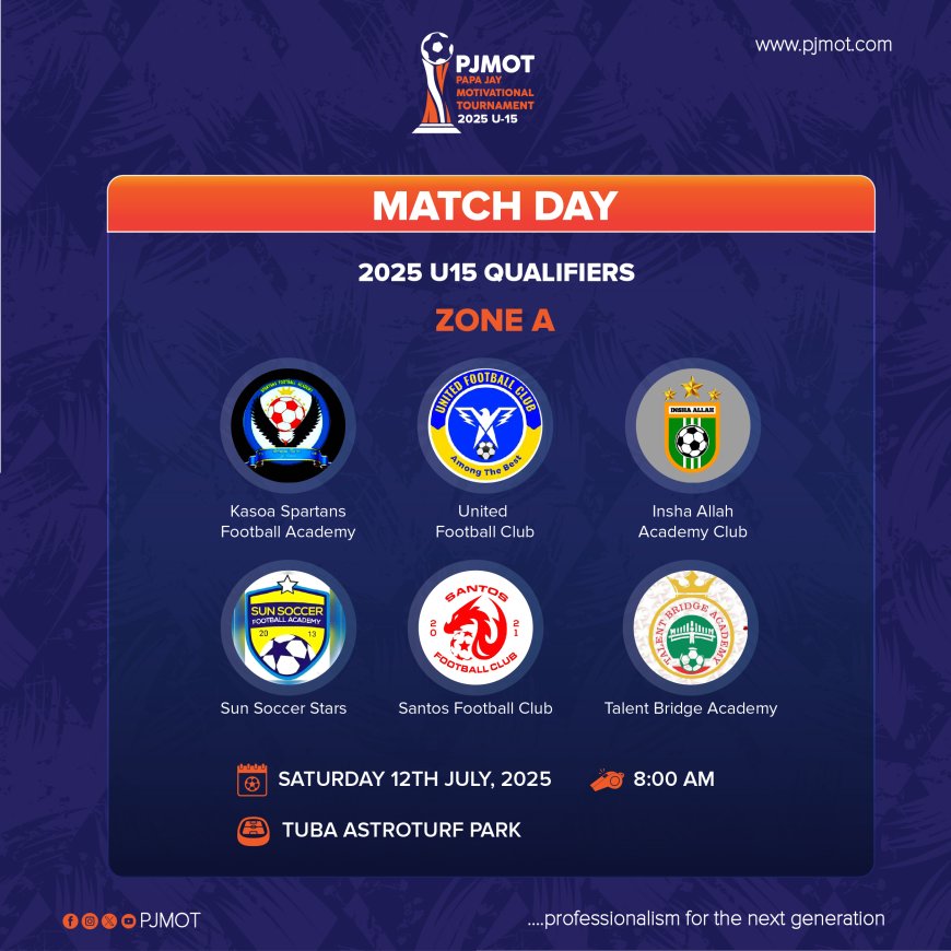 PJMoT 2025 U15 Qualifiers | Match Day 4 - Zone A