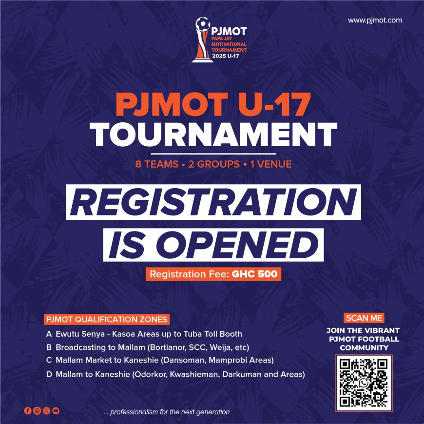 U17 Registration opened