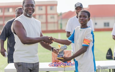 Defensive Midfield Excellence: Abdul Hameed Shafui Named MVP of the Maiden PJMOT Eastern Region U-13 Tournament