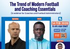 PJMOT to Host High-Level Football Webinar on Modern Coaching Trends