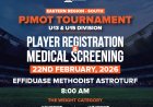 PJMOT Conducts Player Registration & Free Medical Screening Ahead of Eastern South Edition