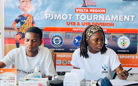PJMOT Volta Region: A Historic Medical Screening Success