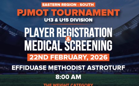PJMOT Conducts Player Registration & Free Medical Screening Ahead of Eastern South Edition