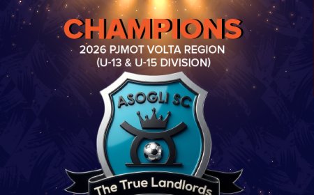 Asogli SC Crowned Champions of PJMOT Volta Region U-13 and U-15 Divisions