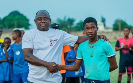 [2026 PJMOT Volta Region] Courage Azumah crowned the top scorer and wins U-13 Most Valuable Player Award