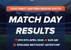 PJMOT 2026 ER South Tournament: Match Day 1 & 2 Results