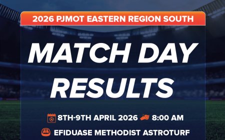 PJMOT 2026 ER South Tournament: Match Day 1 & 2 Results
