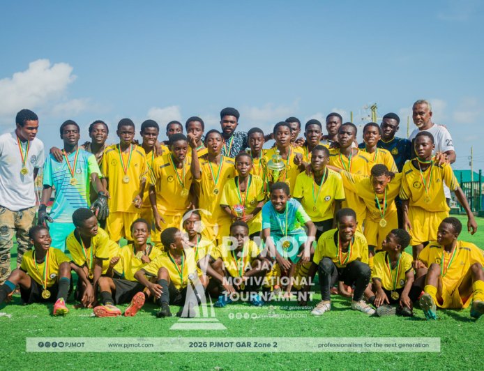 Lucky Mensah Soccer Academy Crowned Double Champions in PJMOT GAR Zone 2