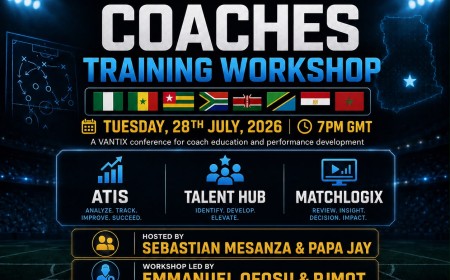 PJMOT and VANTIX OS host Coaches Training Workshop to Equip Africa's Next Generation of Football Leaders